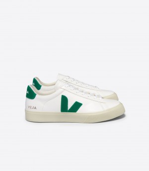 VEJA CAMPO LEATHER WHITE EMERAUDE | VJ24486