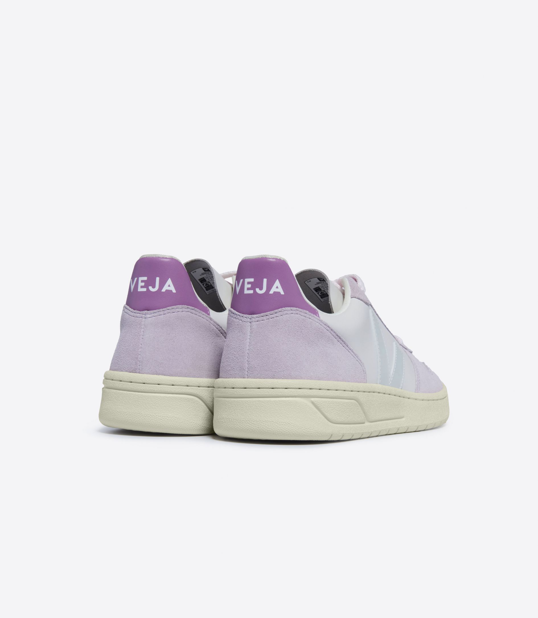 VEJA V-10 LEATHER GRAVEL MENTHOL PARME | VJ24538