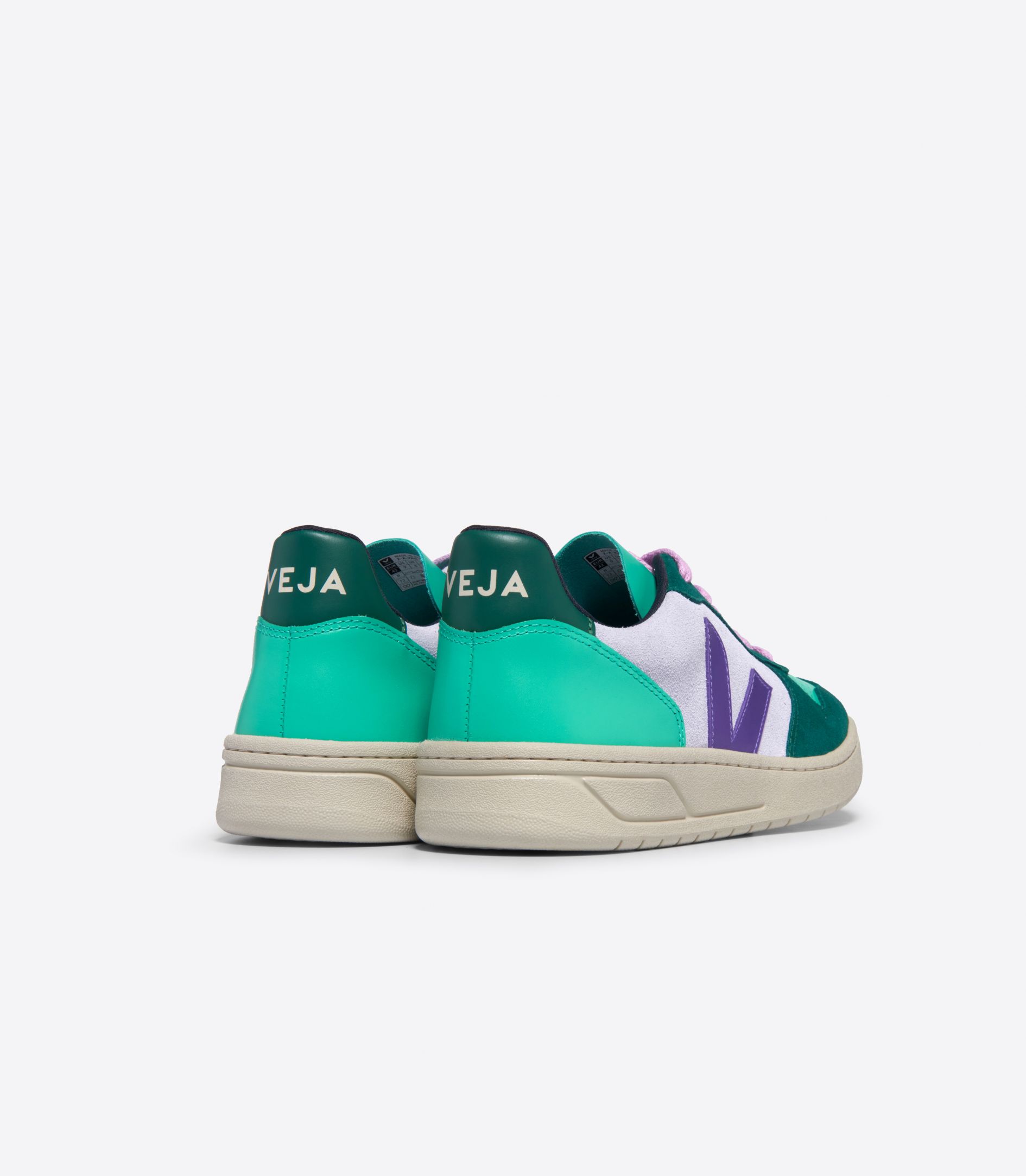 VEJA V-10 SUEDE MULTICO SWAN PURPLE PIERRE | VJ24222