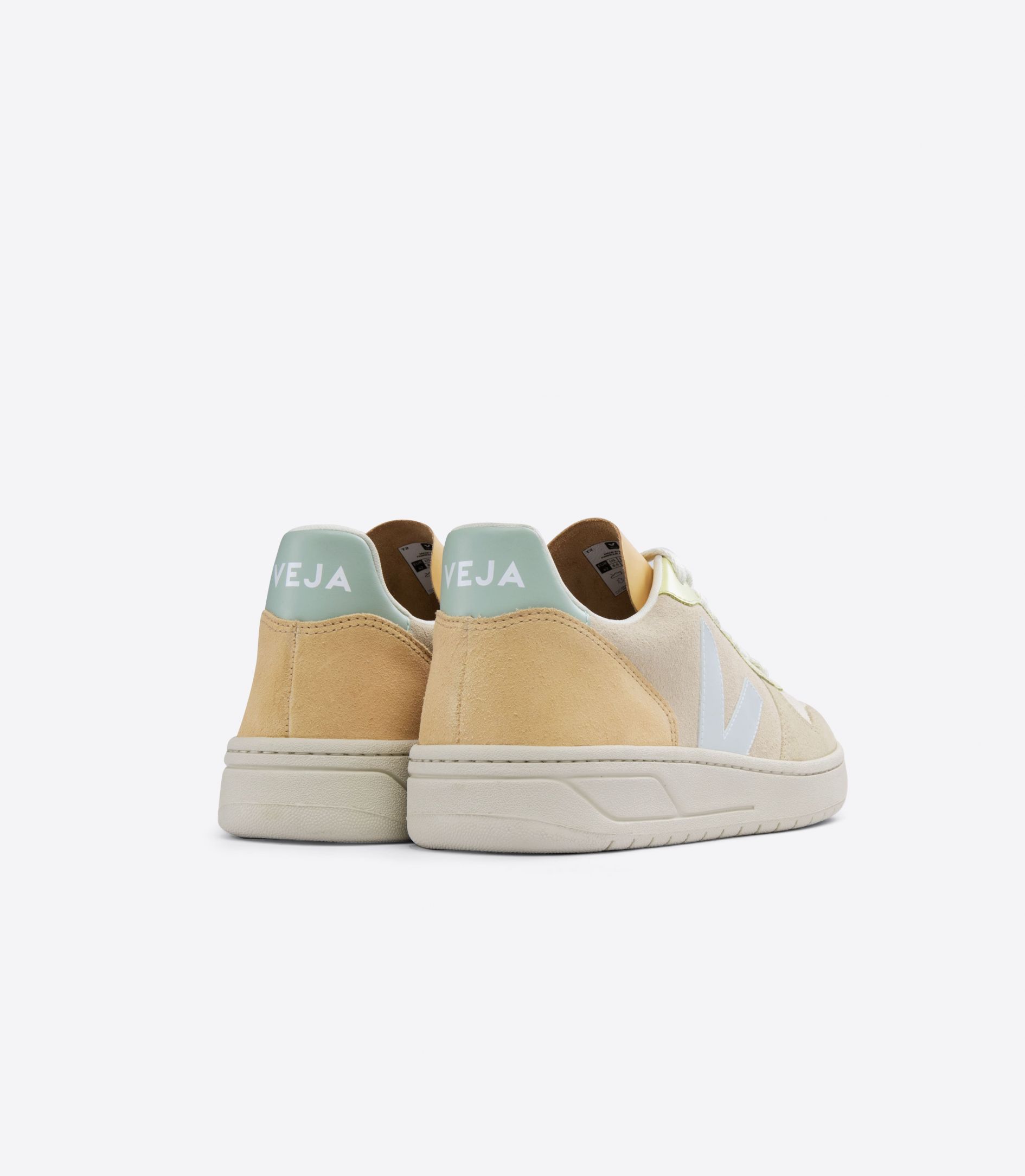 VEJA V-10 SUEDE SABLE MENTHOL MULTICO | VJ24541